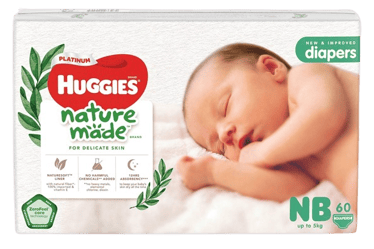 Huggies Platinum Naturemade Newborn